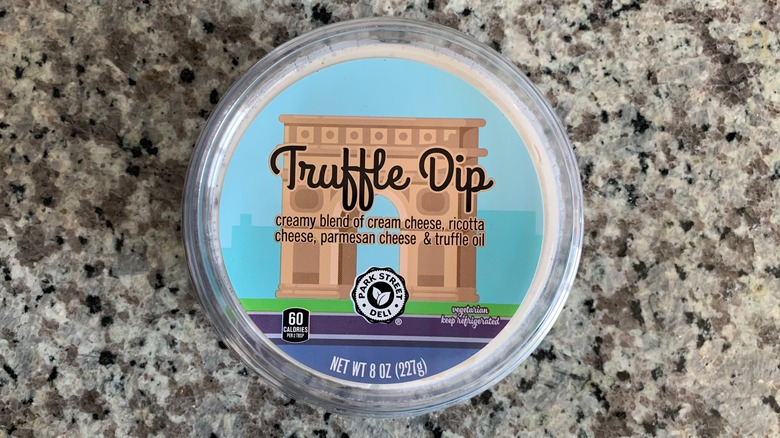 tub of Aldi Truffle Dip