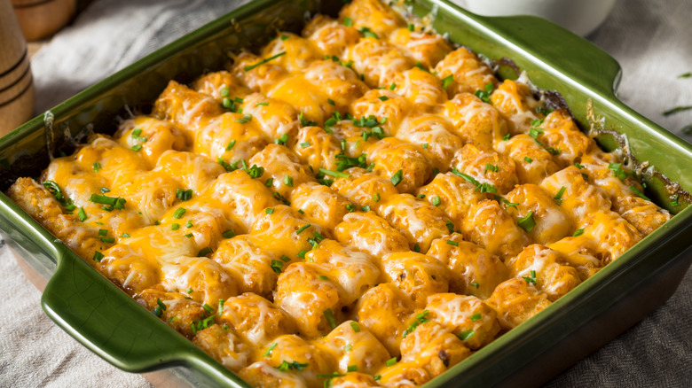 Tater tot hotdish