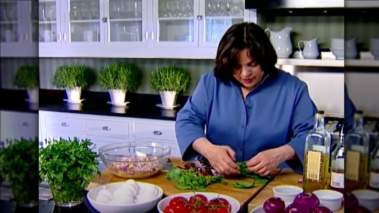 Ina Garten making salad