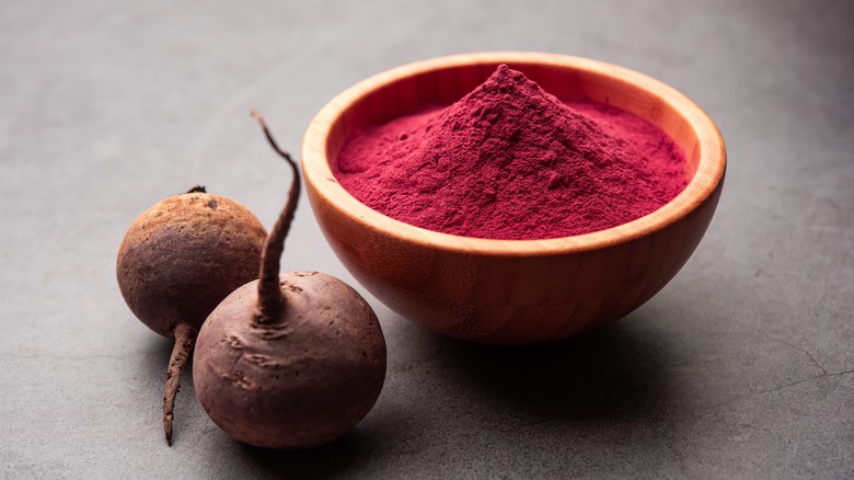 beets with beet powder 