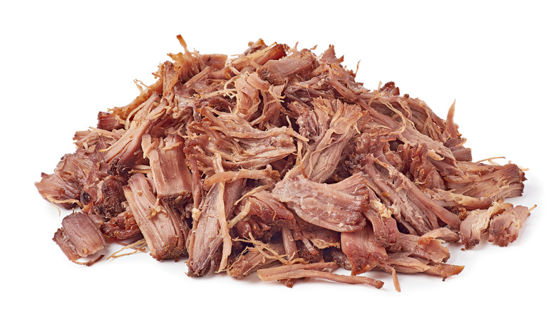 Pile of pulled pork