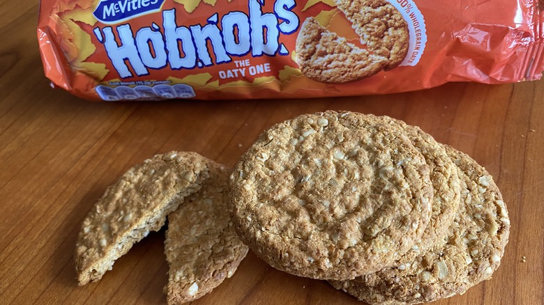Oaty biscuits orange hobnobs
