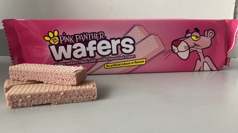 Pink panther wafers packet