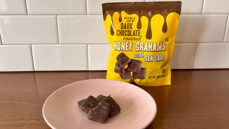 Trader Joe's chocolate honey grahams bag