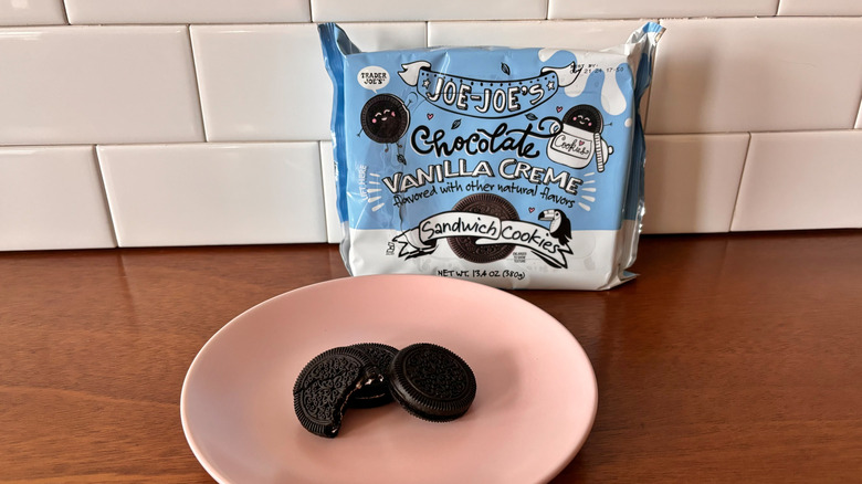 Trader Joe's chocolate sandwich cookies