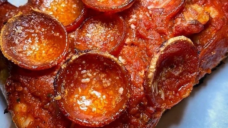 Pepperoni pizza cups, grease, cheese