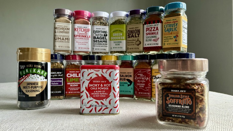 assorted Trader Joe's seasonings