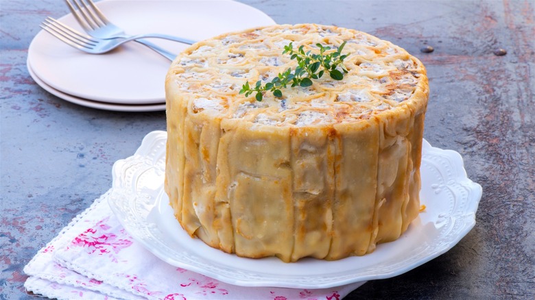 Cannelloni cake