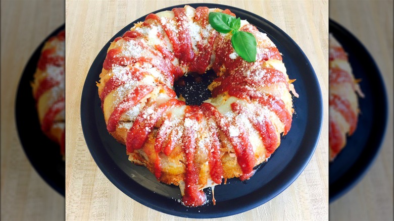 Pizza roll Bundt cake