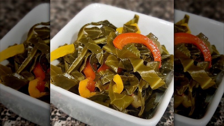 Pickled collard greens