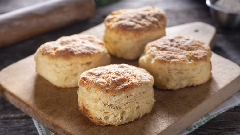 Buttermilk biscuits on board