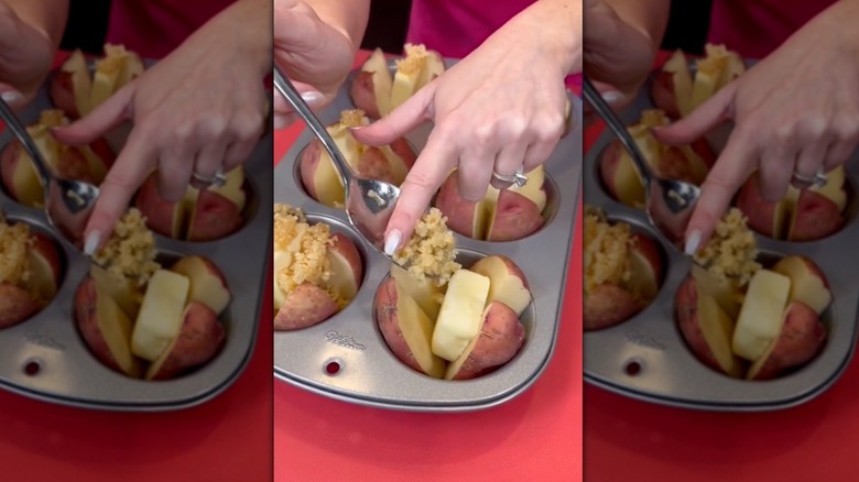 muffin tin potatoes