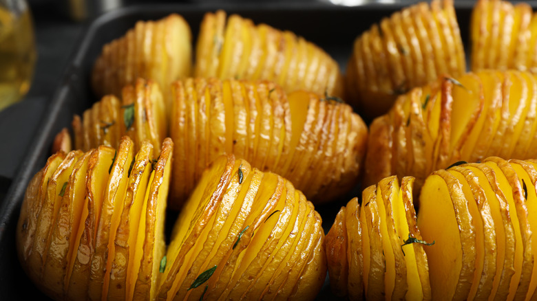 Hasselback potatoes