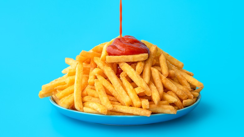 French fries on plate