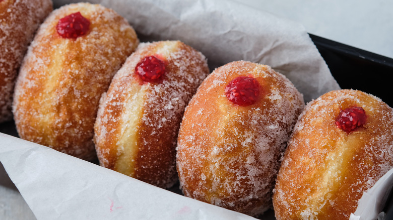 Donuts in box