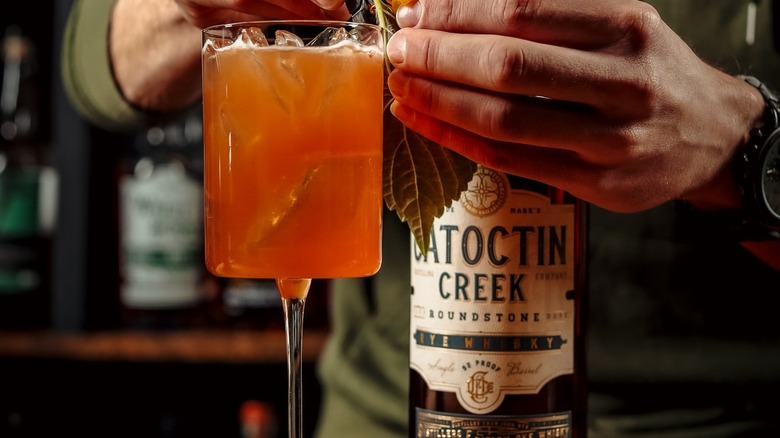 Bottle of Catoctin Creek whiskey