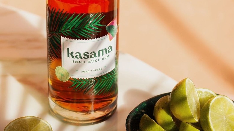 Bottle of Kasama Small-Batch Rum