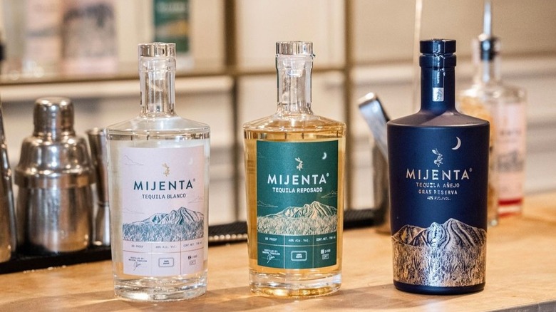 Trio of Mijenta bottles