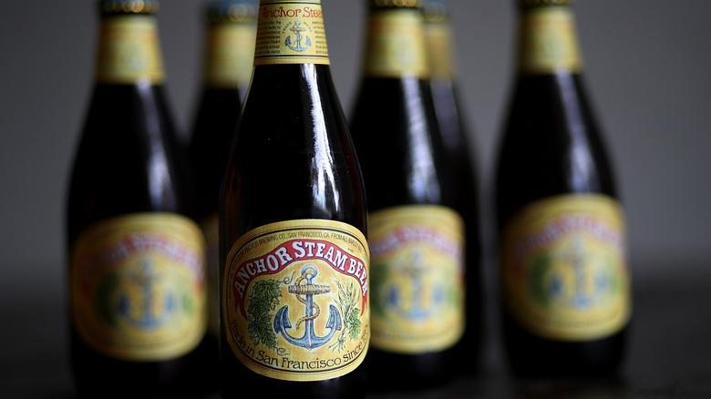 Bottles of Anchor Steam Beer