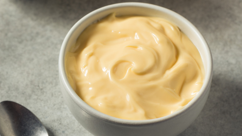 Kewpie mayo in bowl