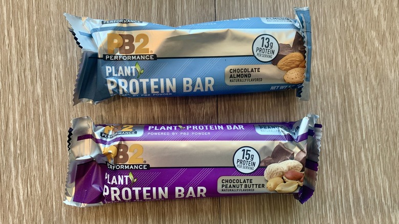PB2 Protein Bars on table