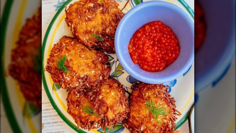 Latkes and roe at Gertie