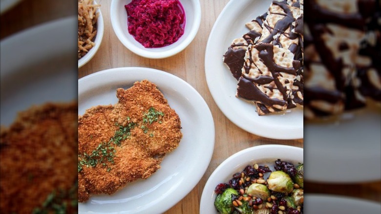 Passover dinner platter Mile End Delicatessen