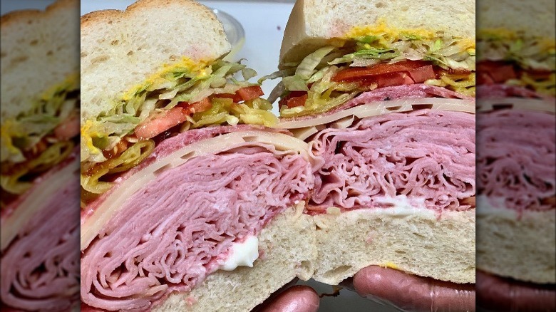 Classic sub sandwich