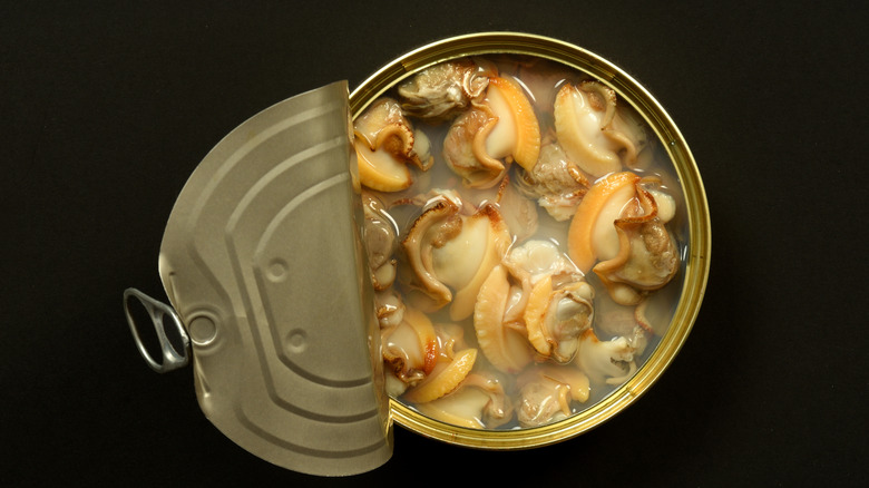 canned clams