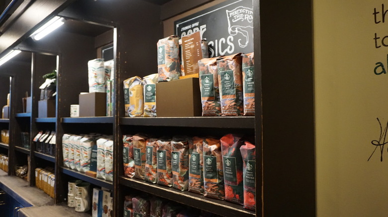 Starbucks merchandise display