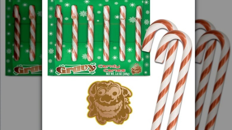 Gravy flavored candy canes