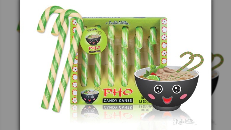 Pho candy canes in package