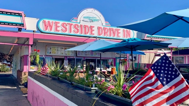 Exterior of a Westside drive-in location