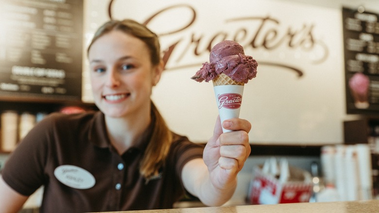 Graeter's ice cream cone