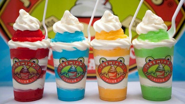 Four different Jeremiah's Gelati