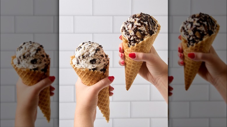 Marble Slab Creamery cones