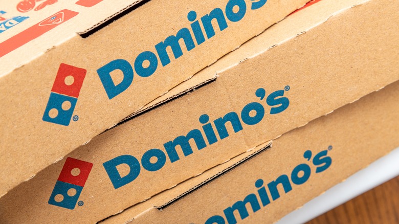 Domino's pizza boxes