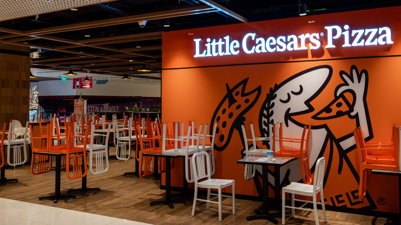 Little Caesars restaurant interior