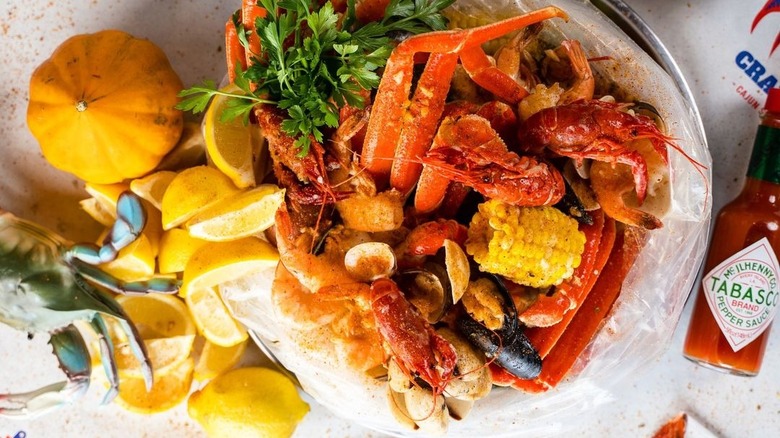 Crab Du Jour seafood boil