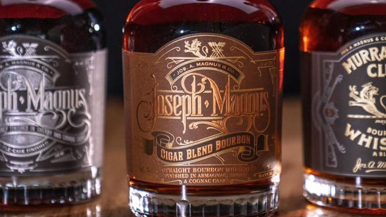 Joseph Magnus whiskey bottles