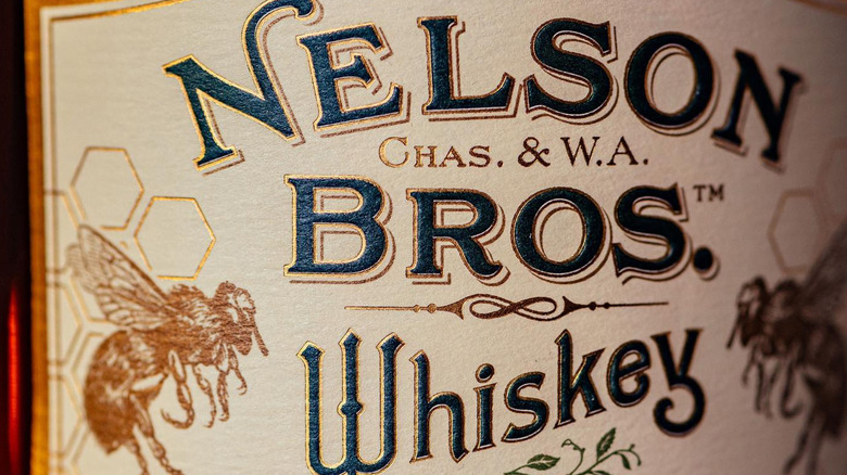 Nelson Bros. Honey Cask label