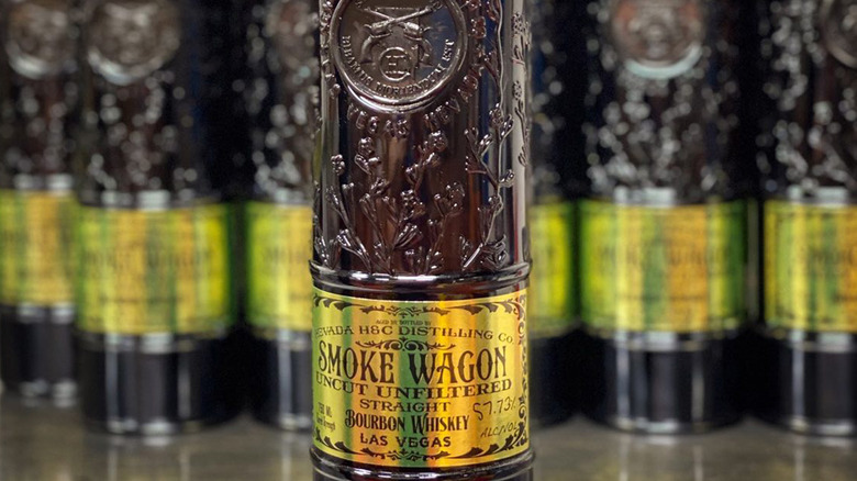 Smoke Wagon bourbon bottle