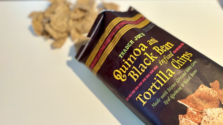 Quinoa Black Bean Tortilla Chips