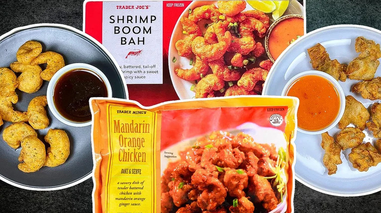 Shrimp Boom Bah and Orange Chicken