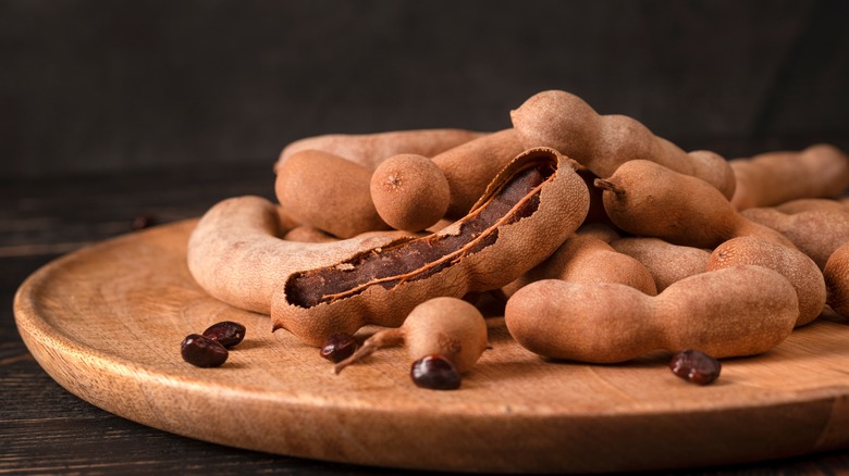 Tamarind on plate