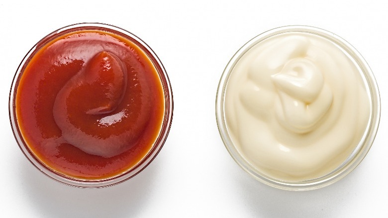 Ketchup and mayo