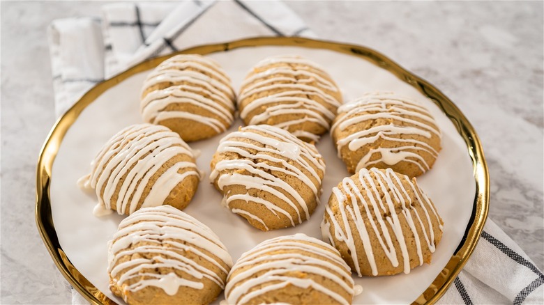 Eggnog cookies 