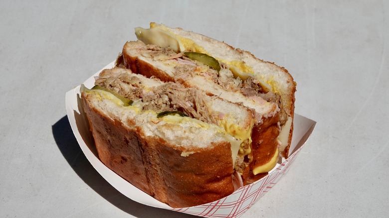 Cubano with pulled pork