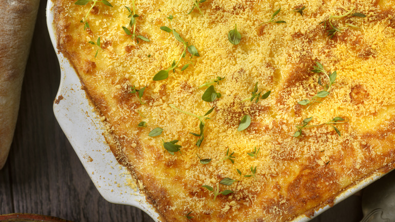 Shepherd's pie in tray