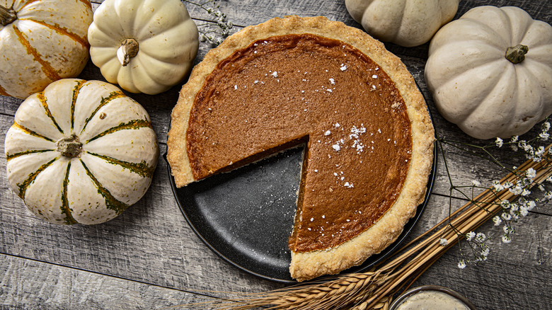 homemade pumpkin pie